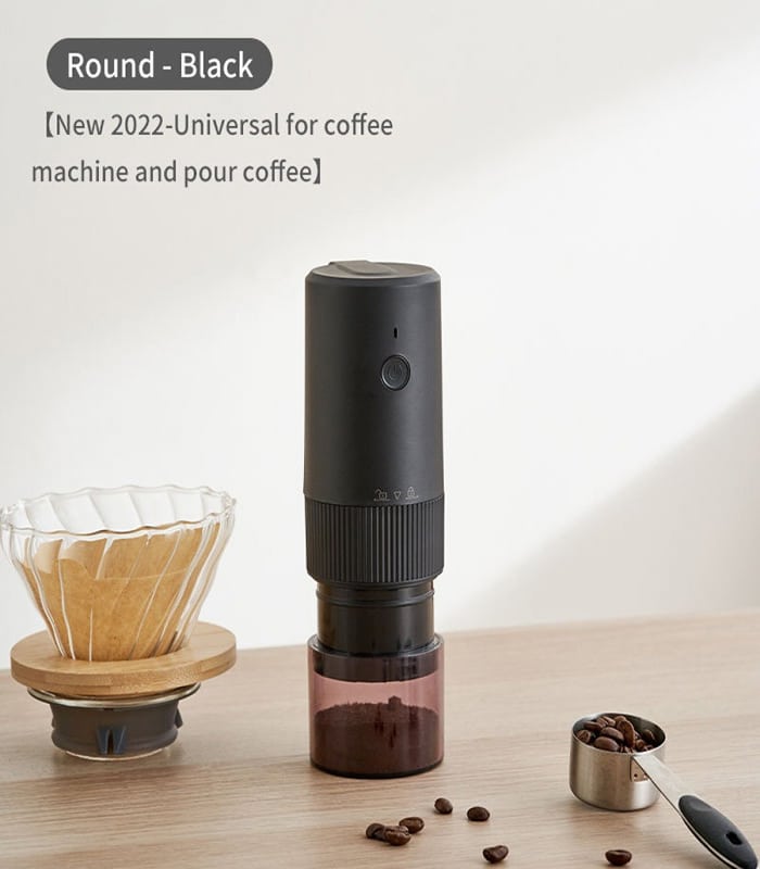 Portable electric coffee grinder